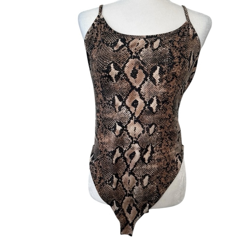 Snake Print Bodysuit Size M - Picture 4 of 6